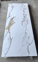 Feuille stratifiée UV de panneau de marbre de PVC à haute brillance 1220x2440mm durable moderne écologique pour le mur de salle de bains de cuisine de chambre à coucher