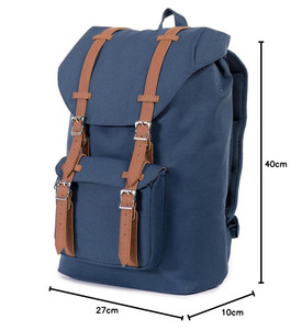 Large Capacity <b>Backpack</b> <b>Recycled</b> Polyester Tonal Stripe Liner Featuring Padded Laptop Sleeve and Multiple Functional Designs - Product Image 3