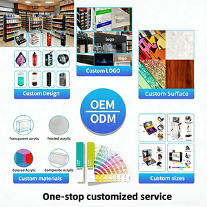 <span class=keywords><strong>Vetrina</strong></span> Espositiva Personalizzata per Accessori Mobili, in Acrilico, <span class=keywords><strong>con</strong></span> Ruote e Illuminazione LED, per Telefoni, Caricabatterie e Auricolari - Product Image 6