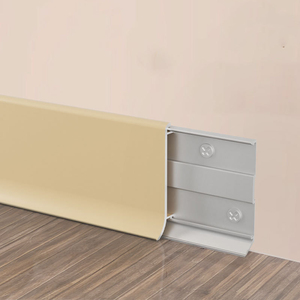 Plinthes en aluminium sur mesure, couleur unie, écologiques, résistantes à l'eau, accessoires de revêtement de sol, installation facile - Product Image 1