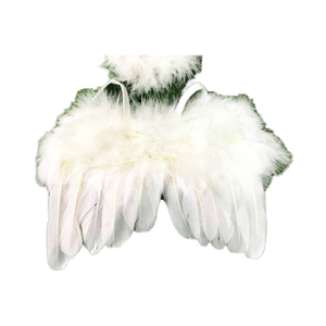 Vendita calda di ali d'<span class=keywords><strong>angelo</strong></span> bianche ornamento di natale elegante palla & albero decorativo per decorazioni Festive - Product Image 1