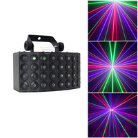 Projecteur laser DMX 32 canaux, effet pluie de lumière RGB activé par le son pour DJ, soirées, clubs, mariages