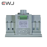 EWJ ATS 63 Amp 63A 2 P Commutateur de transfert automatique électrique à 2 pôles ATS Contrôleur de commutation manuelle à double alimentation