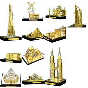 Modelo de Cristal de Arquitectura Mundial, Edificio de Empresa Personalizado, Regalo Empresarial para Eventos de Apertura y Reubicación - Set de Regalo en Caja, Adorno - Product Image 1