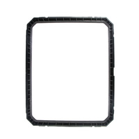 Boîte arrière et boîtes latérales en plastique pour moto 25L-100L, accessoires étanches, ensemble de cadre central