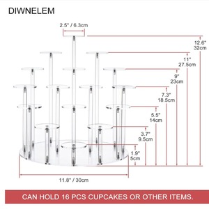Grosir penjualan terlaris Stan Cupcake <span class=keywords><strong>Display</strong></span> hadiah pemegang berdiri untuk pesta ulang tahun pernikahan dekorasi - Product Image 3