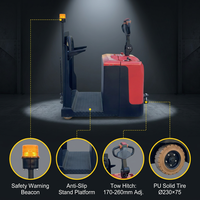Tracteur électrique vertical personnalisable ZHONGLI 2T 3T avec attelage de remorquage réglable pour divers types de chariots en usine
