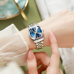 Vente Directe en Gros de Montres à Quartz Haut de Gamme pour Femme, Calendriers Lumineux, Diamants, Bracelets en Acier Inoxydable Étanche - Product Image 2