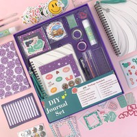Ensemble de papeterie personnalisé pour journal de rêves, fabrication ODM, avec reliure spirale, 70 feuilles, couverture en papier, taille personnalisée, option cadeau pour filles