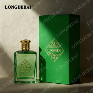 Custom logo Flat Square <b>Perfume</b> <b>Bottle</b> Empty clear 30ml 50ml 100Ml Crimp <b>Perfume</b> <b>Bottle</b> Glass <b>Perfume</b> <b>Bottle</b> With Hard Box - Product Image 4