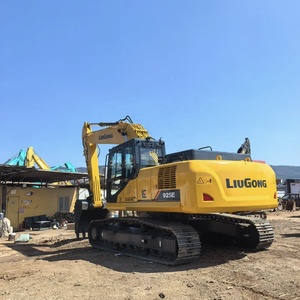 Excavadora de cadenas Liugong 925E usada, modelo 2022, 25 toneladas, motor Cummins, capacidad de cazo de 0.32m, cazo hidráulico amarillo para excavación - Product Image 3