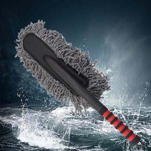 Manico lungo lavaggio auto cera cera mop multiuso spazzola <span class=keywords><strong>per</strong></span> la pulizia auto spolverino polvere <span class=keywords><strong>per</strong></span> la pulizia del veicolo - Product Image 4