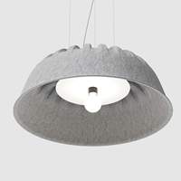 Lustre rond absorbant le son NRC 0.85, en feutre PET acoustique, résistant au feu B1, pour la maison, le bureau et l'espace de travail
