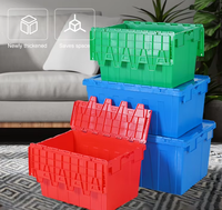 Caisses en plastique industrielles solides en HDPE en gros pour le transport et le stockage en provenance de Chine