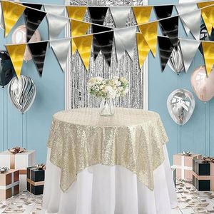 Black Gold Silver Triangle Pennant Banner Flag Metallic Fabric Bunting <b>Garland</b> for <b>Christmas</b> Wall Hanging,Graduation Decorations - Product Image 1