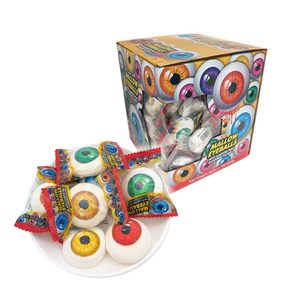 Scary Halloween Hình Dạng Mắt Marshmallow Kẹo Dòng Chảy Riêng Lẻ Đóng Gói In Kẹo Nhãn Cầu Với Mứt Fillings - Product Image 1