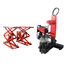 Elevador de Tijera Hidráulico Portátil de Dos Postes y Un Cilindro, Tipo Oculto en el Suelo, Móvil, Certificado CE, CHENTUO CT602, 12 Meses de Garantía - Product Image 1