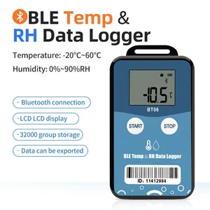 HEDAO BT06 pour enregistreur de données de température et d'humidité avec affichage numérique, export de données, capacité de 32 000 - Product Image 5