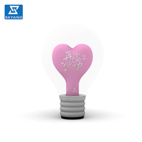 Ballon gonflable transparent d'ampoule de LED boule gonflable d'ampoule d'argent appropriée à la décoration d'événement