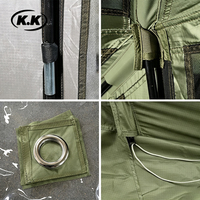 Tente dôme instantanée et isolée Kawagebo Kamp (KK) pour 8 à 10 personnes, en tissu Oxford, imperméable, avec auvent