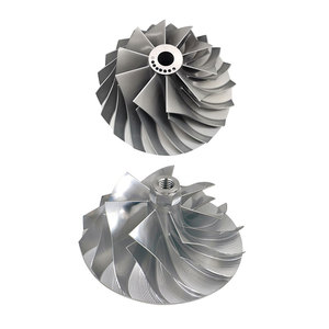 Nickel dựa trên hợp kim đúc bánh xe tuabin RC máy bay phản lực Bộ phận động cơ Titan <span class=keywords><strong>Turbo</strong></span> máy nén bánh xe - Product Image 4