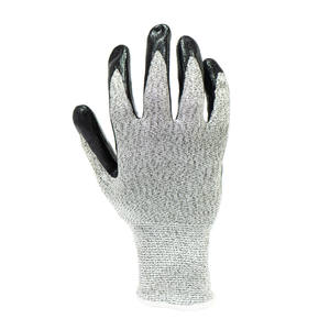 قفاز أمان A4 من النتريل الناعم مضاد للقطع ، بطانة قوية من الألياف الزجاجية HPPE - Product Image 4