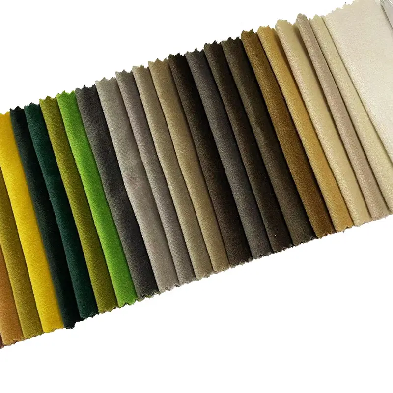 Desain Modern kualitas tinggi mewah 100% kain pelapis poliester kain beludru Belanda untuk tirai dan kain sofa