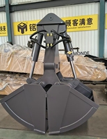 Monde High Quality Custom Clamshell Bucket 0.5-3.5 m untuk Excavator Multi-Ton, Pertambangan Pasir Pantai, Restorasi Garis Pantai, Dapat Disesuaikan