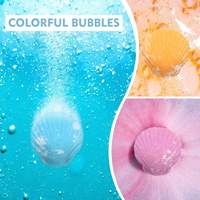 Lot de bombes de bain effervescentes végétaliennes naturelles pour spa relaxant, cadeau idéal