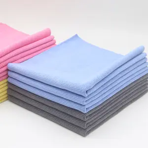 Özel Logo tüy bırakmayan 40x40 yüksek kaliteli edgeless mikrofiber havlu araba yıkama