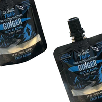 Pochette souple personnalisée de 30 ml en plastique de qualité alimentaire avec bec verseur pour l'emballage de gelée, de jus et de liquides