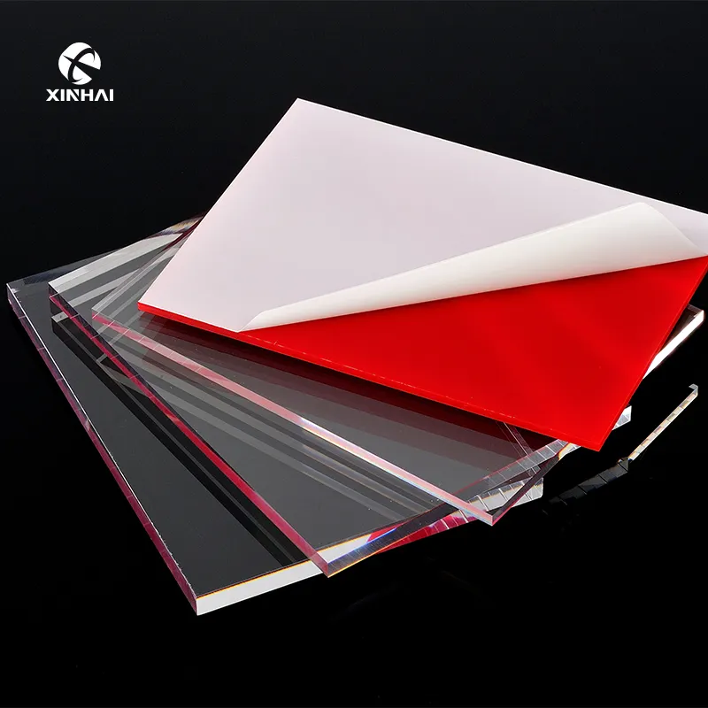 Factory Wholesale Price Different Thickness Customized Size Colored Clear Acrylic Sheet for Decoration Advertising