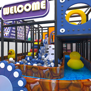 Aoleao Custom Cartoon Indoor Playground Maze Ball Pit Climbing Parent-Child Interactive Mall Soft Play CE TUV Certified - Product Image 2
