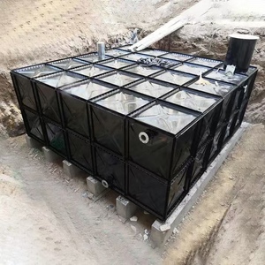 Réservoir d'<span class=keywords><strong>eau</strong></span> souterrain à prix avantageux pour l'accumulation <span class=keywords><strong>de</strong></span> l'<span class=keywords><strong>eau</strong></span> <span class=keywords><strong>de</strong></span> <span class=keywords><strong>pluie</strong></span>, réservoir d'<span class=keywords><strong>eau</strong></span> <span class=keywords><strong>rectangulaire</strong></span> <span class=keywords><strong>de</strong></span> grande capacité BDF - Product Image 1