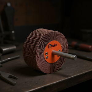 Ttake Abrasive Cloth Flap <b>Wheel</b> 25x3 Mm 120 Grit 3 Mm Shaft For Metal <b>Grinding</b> - Product Image 3