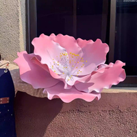 Fleur de cerisier géante en mousse EVA, grand ornement floral pour toile de fond de mariage et vitrine de centre commercial