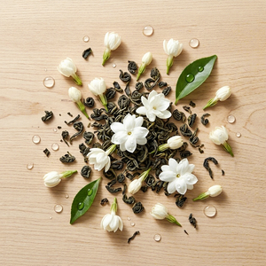 Thé vert au <span class=keywords><strong>jasmin</strong></span> chinois traditionnel en feuilles entières, 100 % pur, avec parfum naturel de fleurs et emballage personnalisé pour les marques de vente au détail - Product Image 1