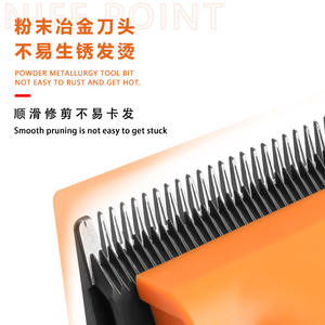 Tondeuse à cheveux électrique Komei KM-8543 professionnelle réglable avec écran LED, base de charge, alimentation USB, boîtier en plastique - Product Image 3