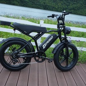 Bicicleta Eléctrica Zerogo de Alta Calidad con Motor V8 para Adultos, 250w 48v, Batería, Neumáticos Anchos, Modelo R002, Desmontable, Suministro Zerogo Bici - Product Image 6