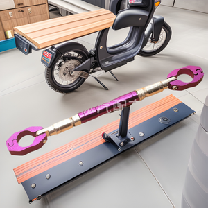 Electric Scooter Stabilizer Bar Adjustable Aluminum 25x8x15 For Modification With Niu <b>Bracket</b> Handlebars - Product Image 1