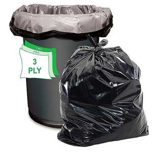 Sacs Poubelles Noirs Robustes 100L en Gros – Sacs d'Emballage Plastique pour Poubelles – Offre Spéciale - Product Image 5