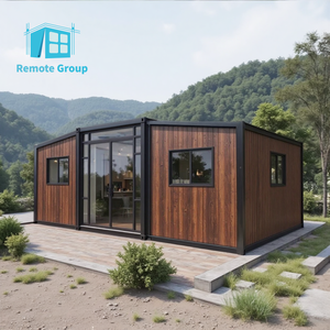 Design modulare alla moda contenitore casa casa giardino hotel resort contenitori con tre camere da letto e soggiorno - Product Image 3