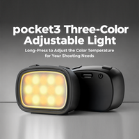 Mini lampe LED magnétique à dégagement rapide pour DJI Action Pocket 3, éclairage portable pour vlog et caméra