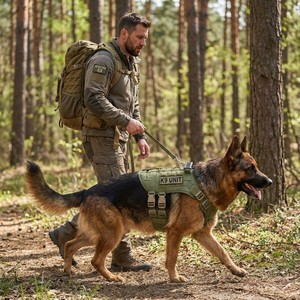 سترة تكتيكية للحيوانات الأليفة من يوجو YG-511 قابلة للتنفس ومتينة وقابلة للتعديل مع ميزات مريحة وقابلة للتخصيص - Product Image 4