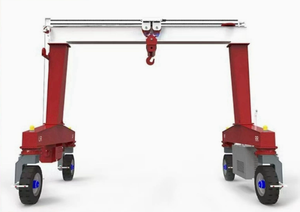 Grúa Pórtico Contenedorizada con Neumáticos de Caucho, Grúa RTG de 10, 20, 40, 60 Toneladas, Transportador de Puente de 30 Toneladas, Precio - Product Image 5
