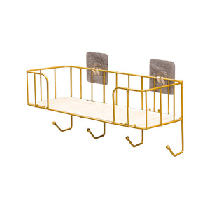 Bathroom Storage Rack 50X30CM Wall Mounted Corner Waterproof Durable Rectangular Shelf For Bathroom - Product Image 5