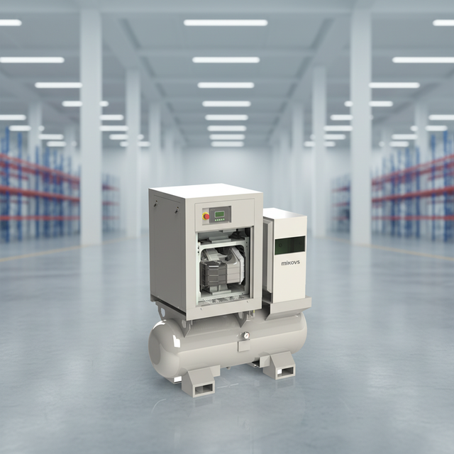 Oil Free Scroll Air Compressor 3HP 5HP 7HP 10HP Silent Oil-less Scroll Compressor for Dental Food Industry CE