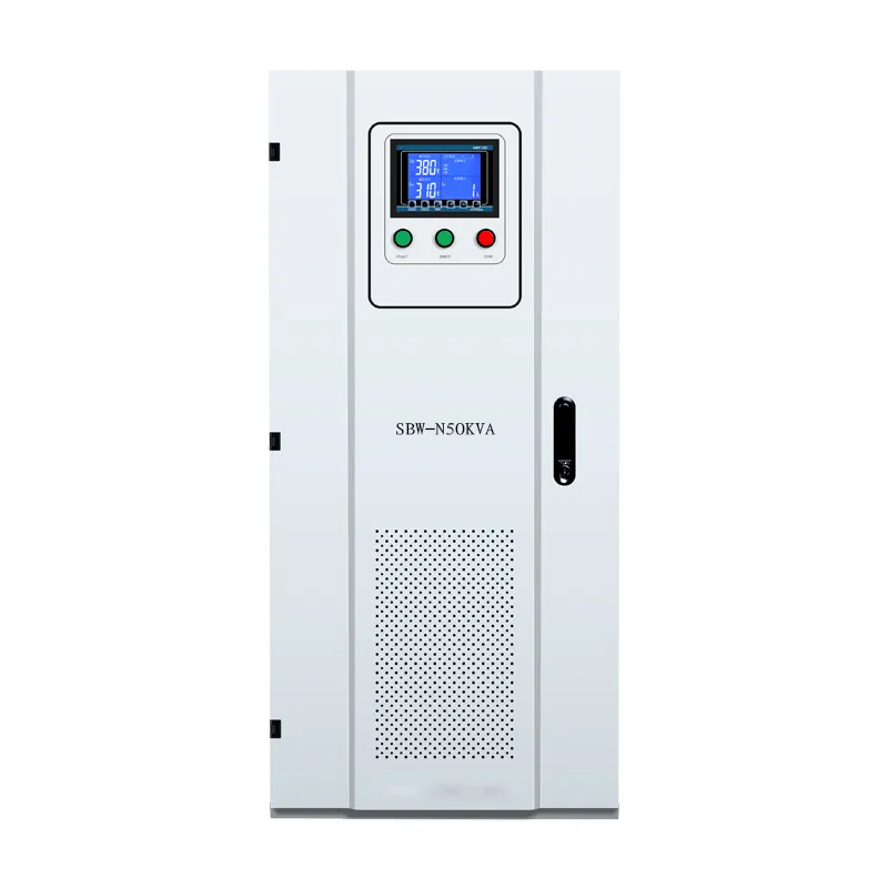 SBW three phase 100kVA 150kVA 200kVA 380V AC automatic voltage stabilizer regulator with good price