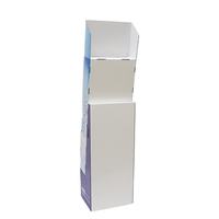 Support de présentation au sol en carton écologique personnalisé, unité de présentation en carton ondulé pour brosses à dents électriques et soins bucco-dentaires