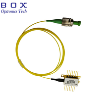 Lebar Garis Sempit 200kHz hingga 400kHz 1550nm 40mW Dioda Laser Kupu-kupu DFB 14Pin PM Fiber FC APC Laser Deteksi Koheren